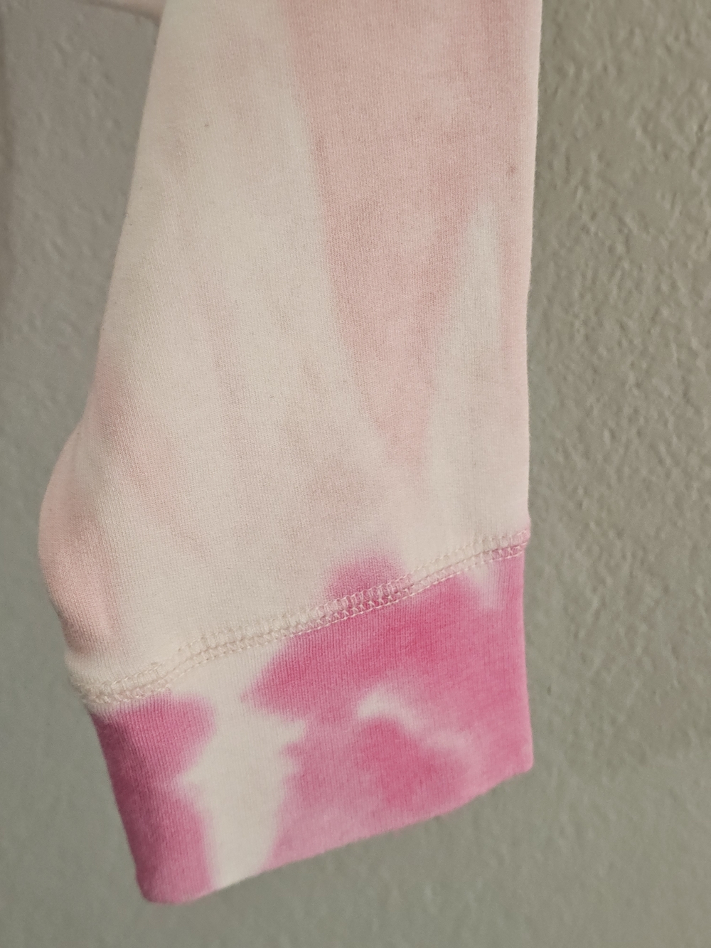 Offline By Aerie Ott Fleece Tie-Dye Hoodie Cropped Womens Large Pink - Picture 5 of 11